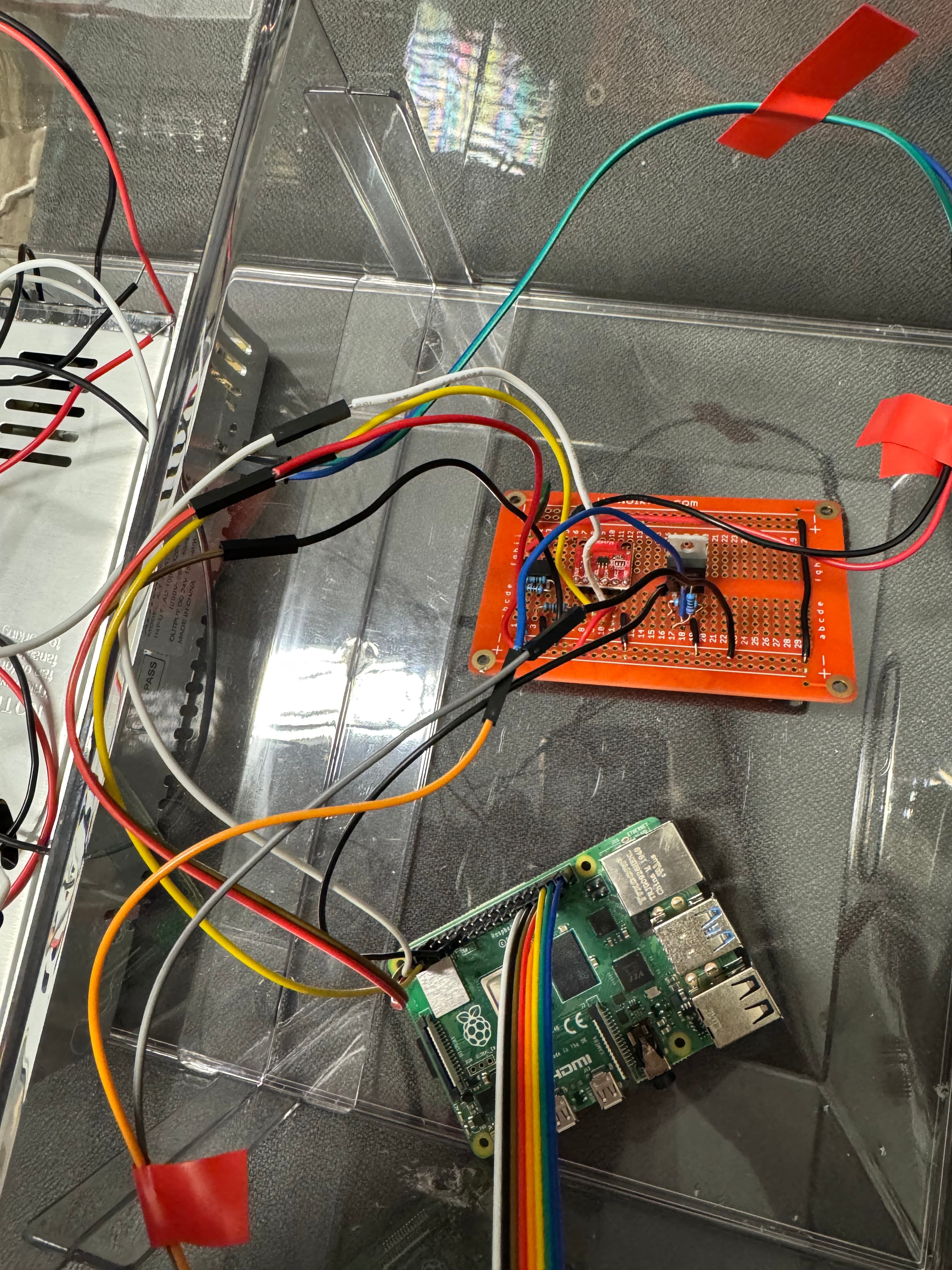 Protoboards in production supporting image