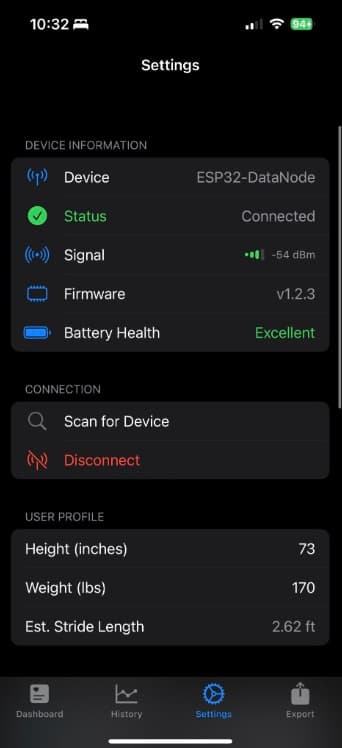 BLE sync, iOS app, and cloud persistence supporting image